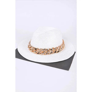 Chunky Chain Panama Hat